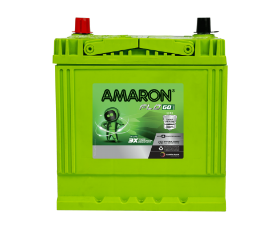 AMRON FLO AAM-FL-0BH40B20L 40Ah Car Battery - Buy Online at Ajmera Tyres