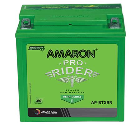 AMRON BETA ABR-PR-12APBTX90 9Ah Two Wheeler Battery - Buy Online at Ajmera Tyres