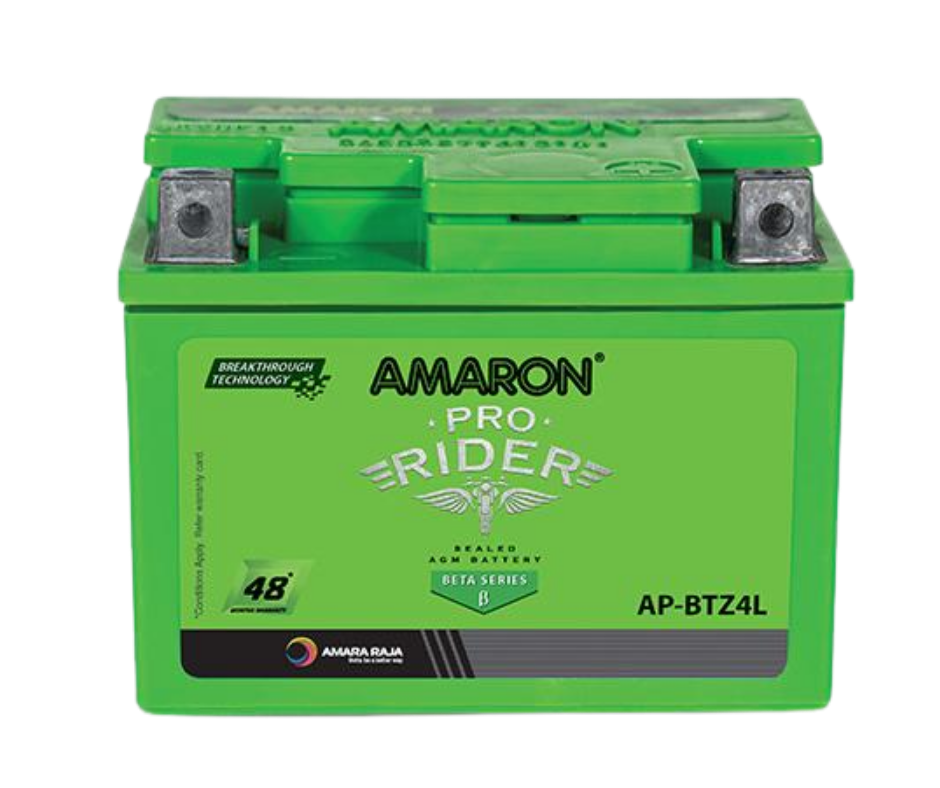 AMRON BETA ABR-PR-HMATZ4L 3Ah Two Wheeler Battery - Buy Online at Ajmera Tyres