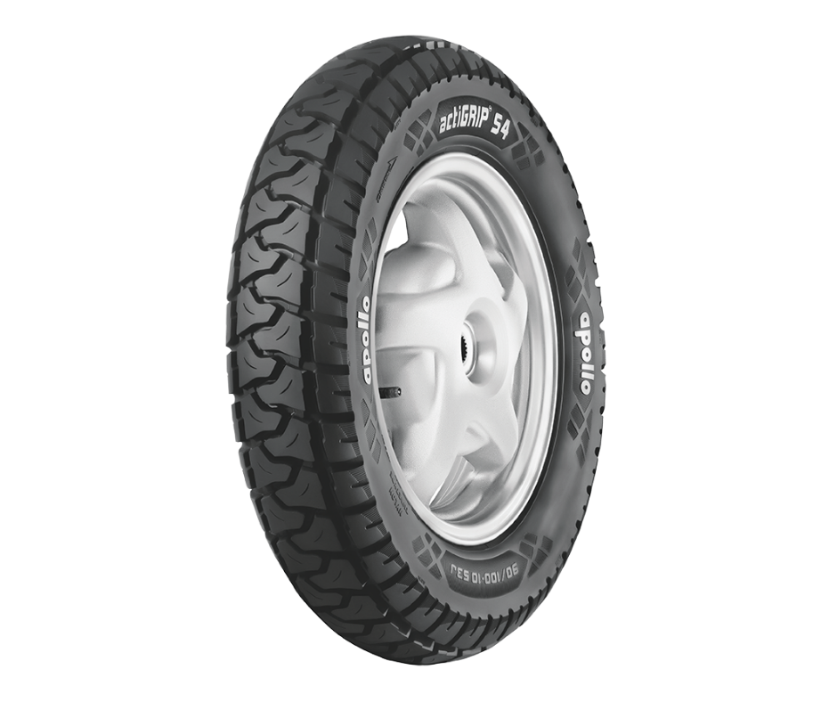 Apollo ACTIGIP S4 90-100-10 Tubeless Rear Scooter Tyre - Buy Online at Ajmera Tyres