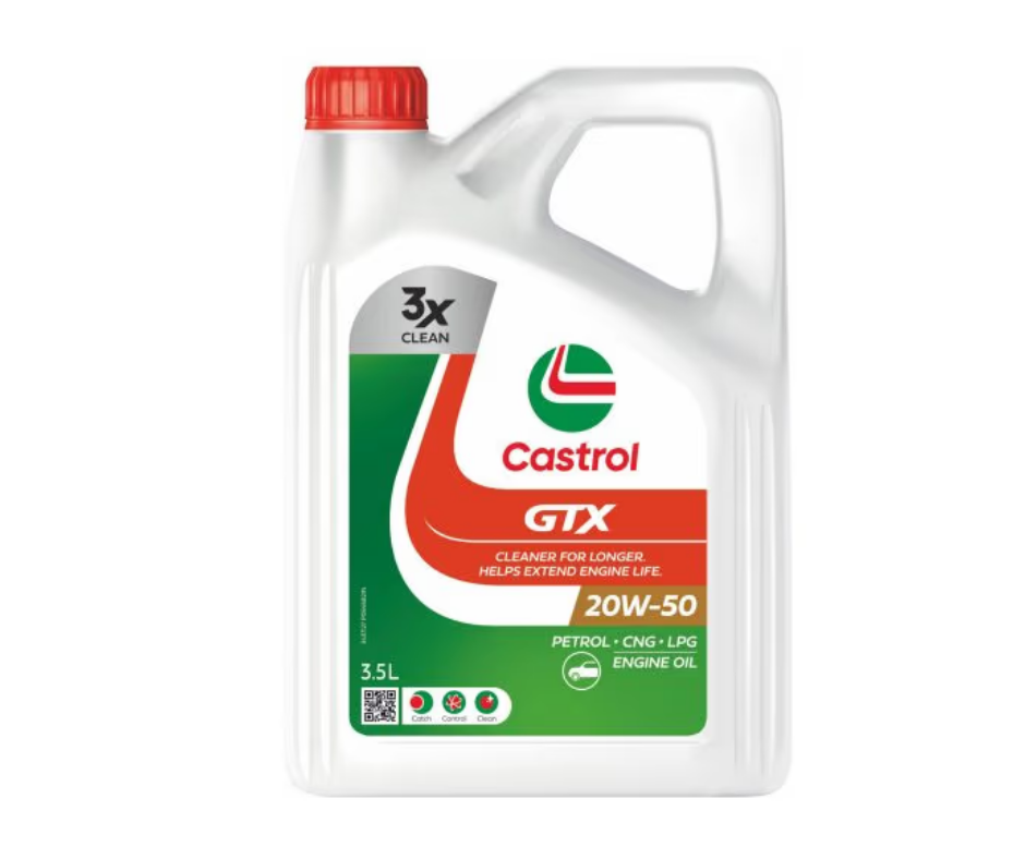 Castrol GTX 20W-50 Engine Oil 4 Lts