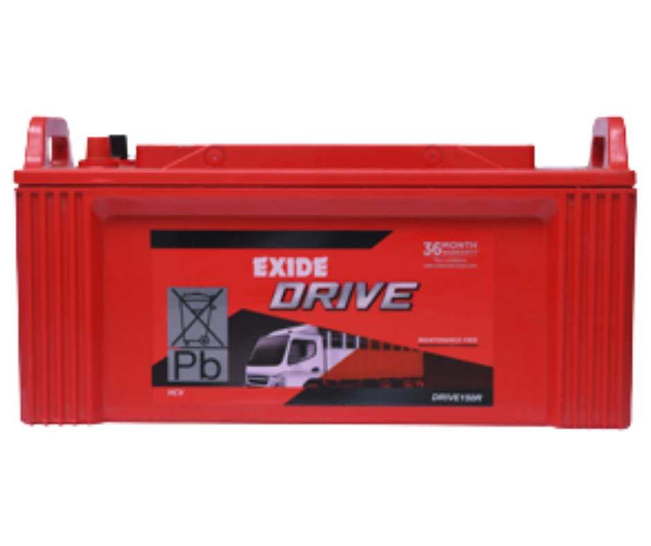 Exide Drive FEG5-DRIVE150R 150Ah Car Battery 18F+18P Month Warranty - Buy Online at Ajmera Tyres