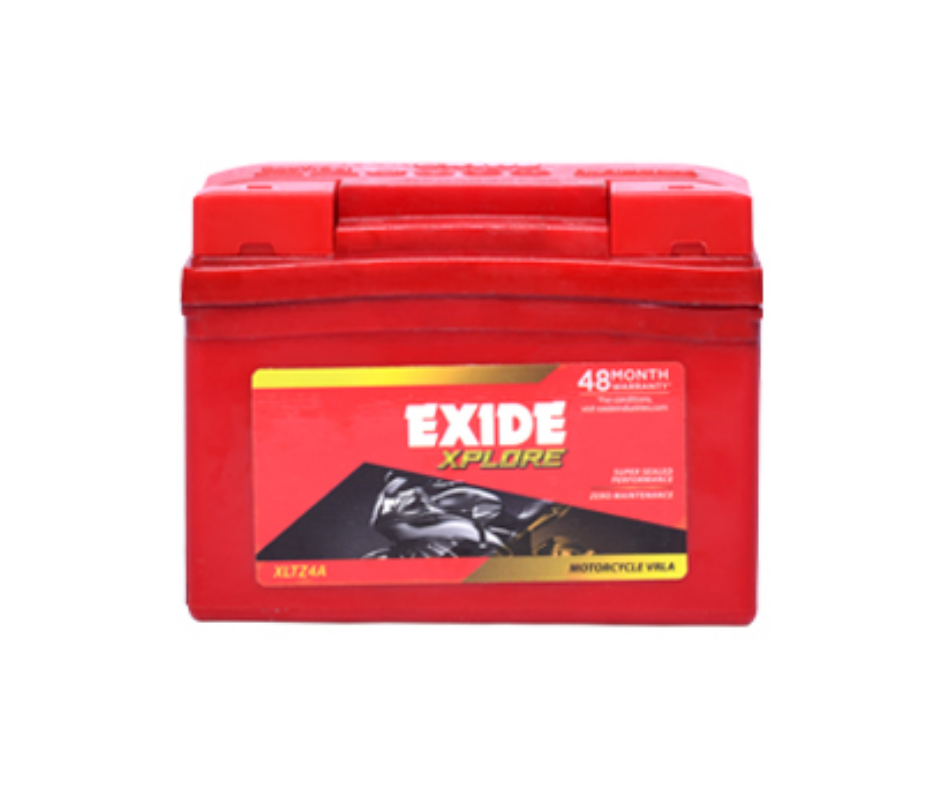 EXIDE XPLORE FXL0-XLTZ4 3Ah Two Wheeler Battery 24+24 Month Warranty - Buy Online at Ajmera Tyres