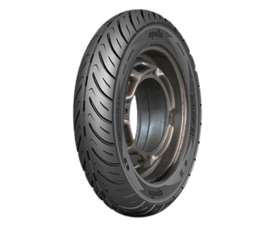 Apollo ACTIZIP S1 90-100-10 Tubeless Front Scooter Tyre - Buy Online at Ajmera Tyres