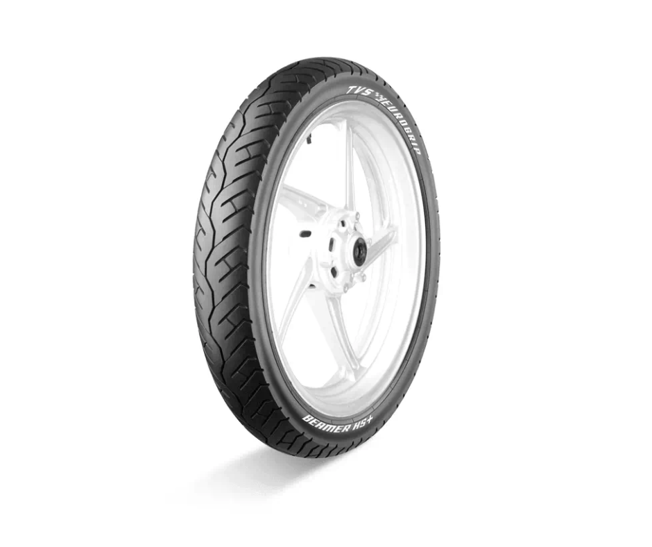Tvs TEG BEAME HS+ 100-80-17 Tubeless Front Motorcycle Tyre - Buy Online at Ajmera Tyres