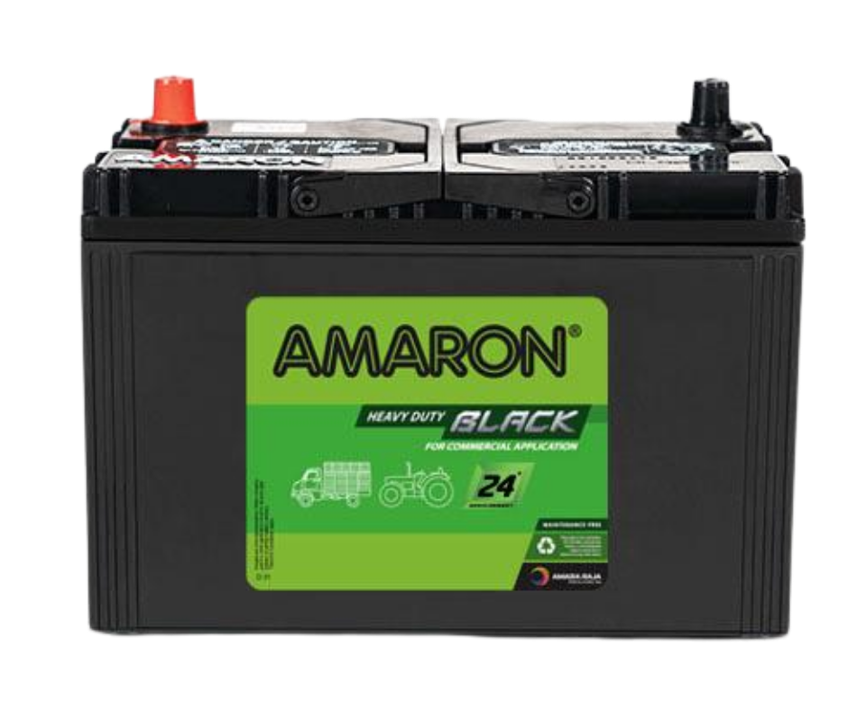 AMRON BLACK AAM-BL-0BL800LMF 75Ah Car Battery 24 Month Warranty - Buy Online at Ajmera Tyres
