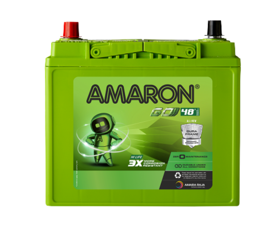 AMRON GO AAM-GO-00050B24L 50Ah Car Battery - Buy Online at Ajmera Tyres