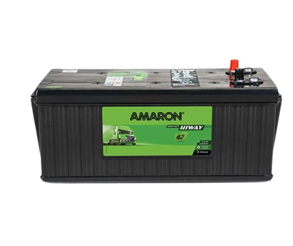 Amaron Hi-Way 4 wheeler battery AAM-HW-HC180D04R front view