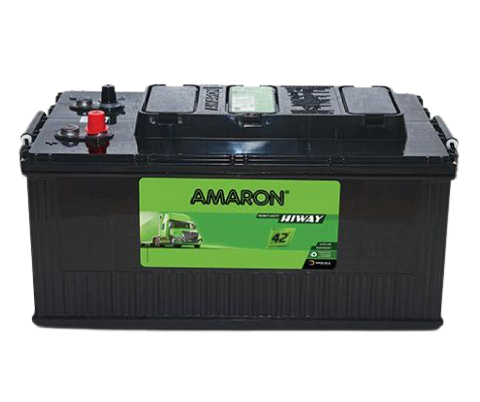 Amaron Hi-Way 4 wheeler battery AAM-HW-HCX20H52R front view