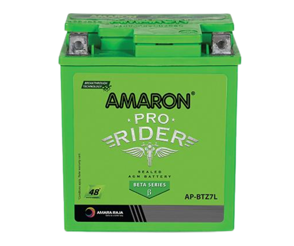 AMRON BETA ABR-PR-APBTZ7L 6Ah Two Wheeler Battery - Buy Online at Ajmera Tyres