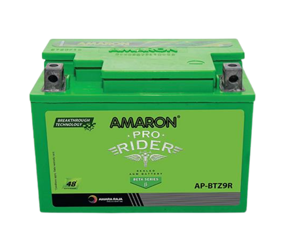 AMRON BETA ABR-PR-APBTZ9R 8Ah Two Wheeler Battery - Buy Online at Ajmera Tyres