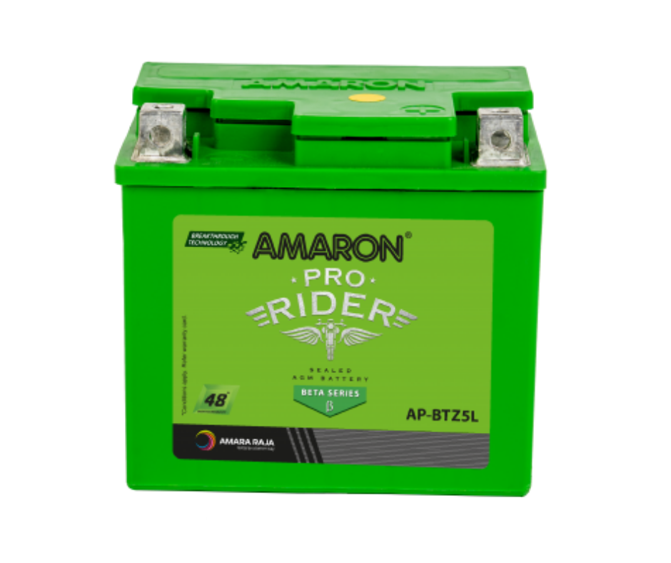 AMRON BETA ABR-PR-HMATZ5L 4Ah Two Wheeler Battery - Buy Online at Ajmera Tyres