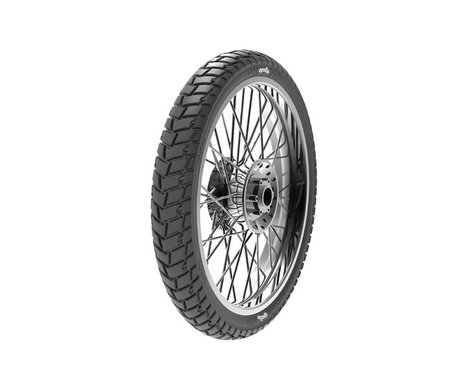 Apollo ActiGIP F6 90-90-21 Tubeless Front Motorcycle Tyre - Buy Online at Ajmera Tyres
