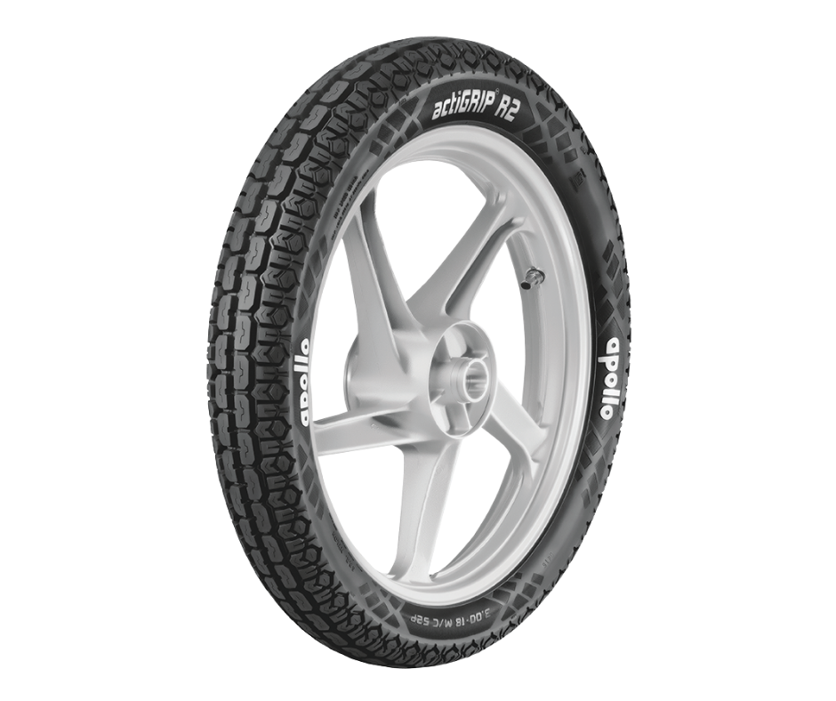 Apollo 325-19 ACTIGIP 2 325-19 Tube Type Rear Motorcycle Tyre - Buy Online at Ajmera Tyres