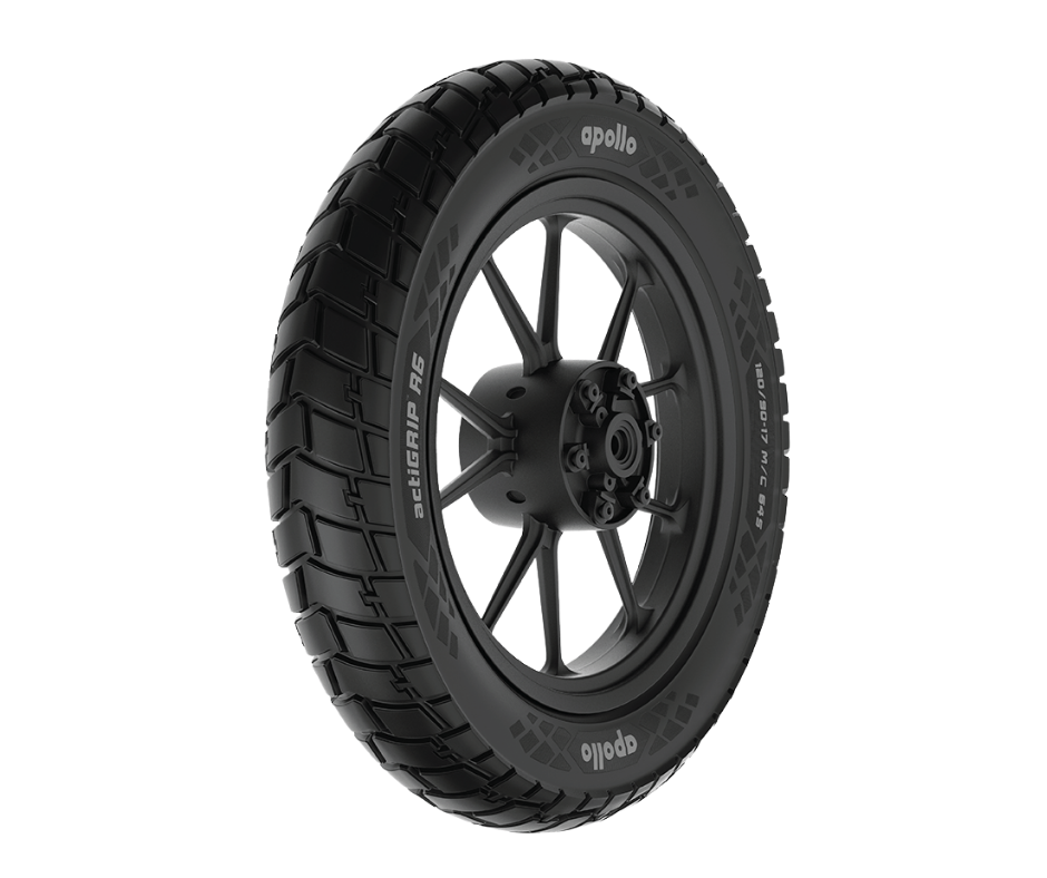 Apollo ActiGIP 6 120-90-17 Tube Type Rear Motorcycle Tyre - Buy Online at Ajmera Tyres