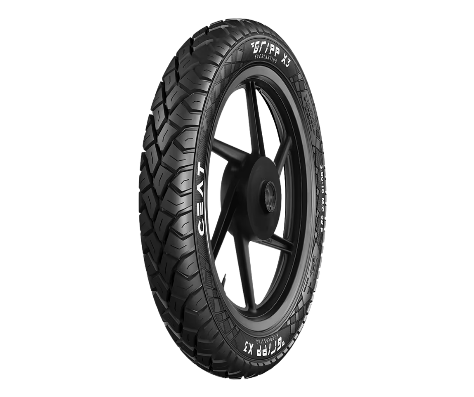 Ceat 300-18 GIPP X3 300-18 Tube Type Rear Motorcycle Tyre - Buy Online at Ajmera Tyres