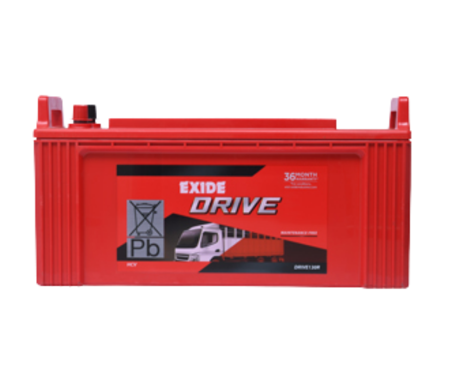 Exide Drive FEG5-DRIVE130R 130Ah Car Battery 18F+18P Month Warranty - Buy Online at Ajmera Tyres