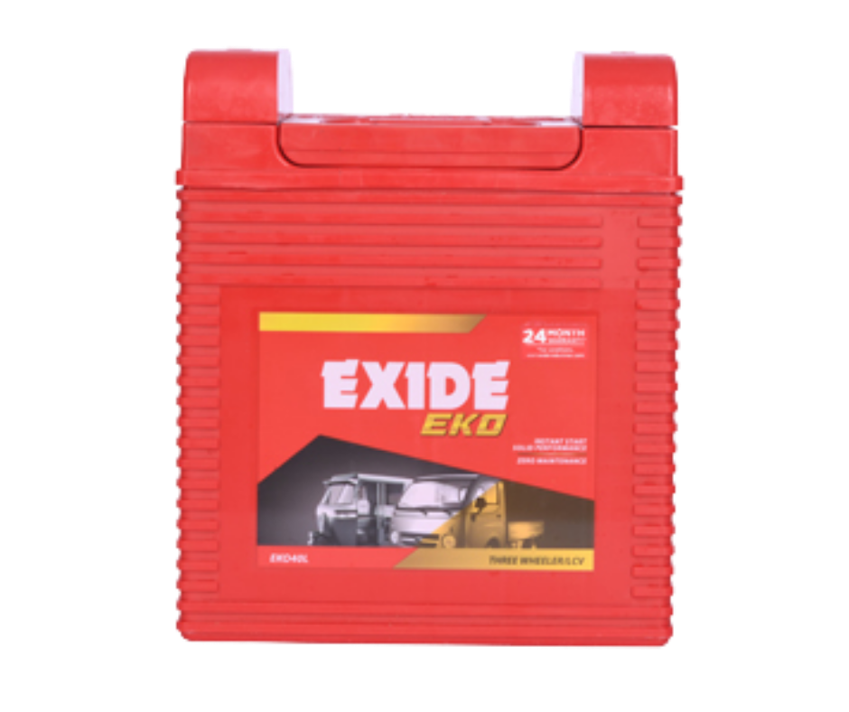 Exide EKO FEK0-EKO40L 40Ah Car Battery 24+0 Month Warranty - Buy Online at Ajmera Tyres