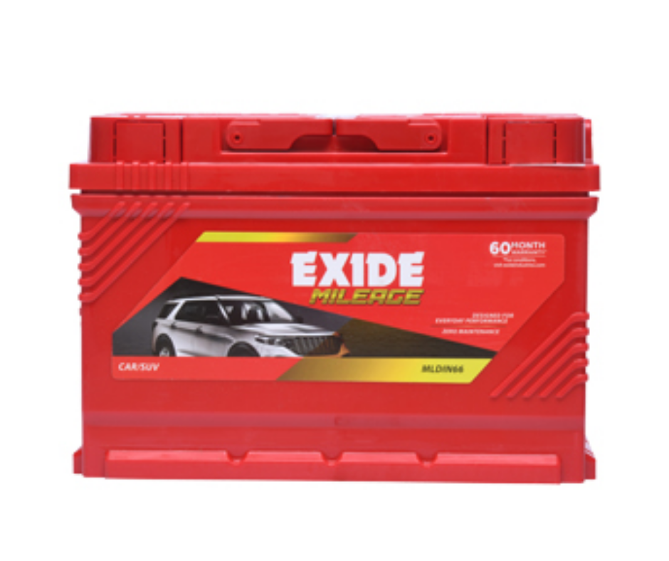 Exide Milaze  4 Wheeler Battery - FML0-MLDIN66