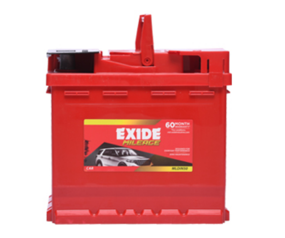 Exide Milaze  4 Wheeler Battery - FML5-MLDIN50