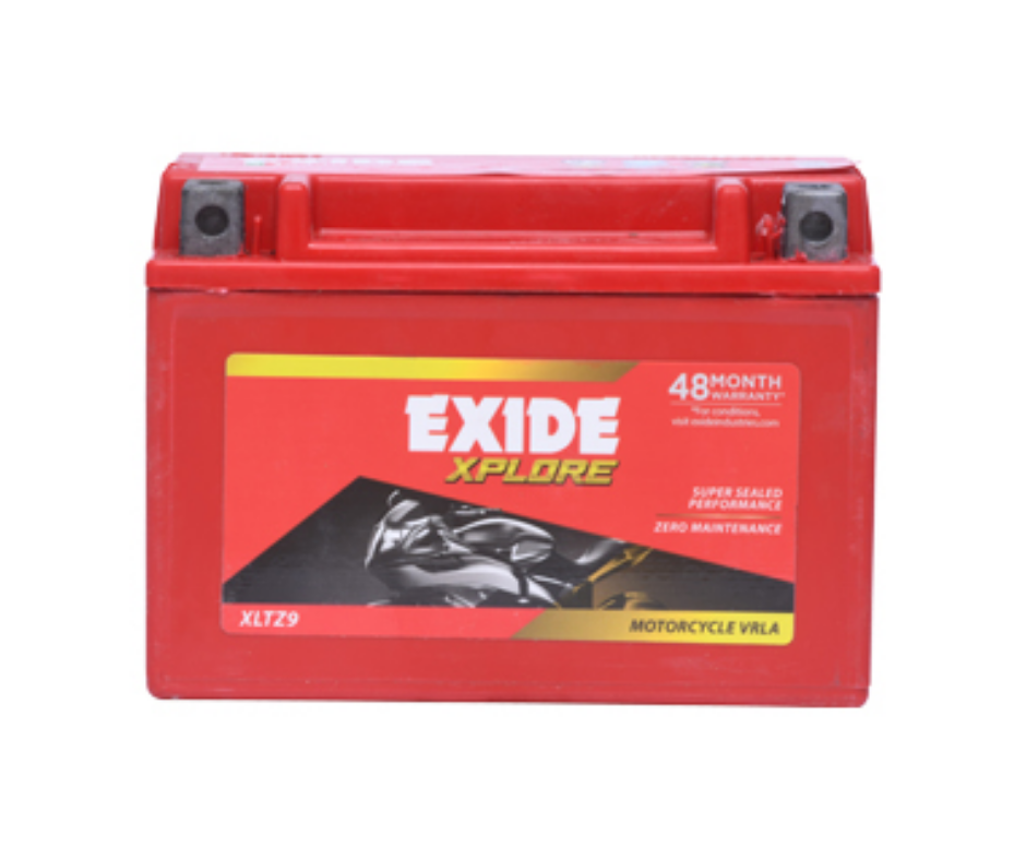 EXIDE XPLORE FXL0-XLTZ9 8Ah Two Wheeler Battery 24+24 Month Warranty - Buy Online at Ajmera Tyres