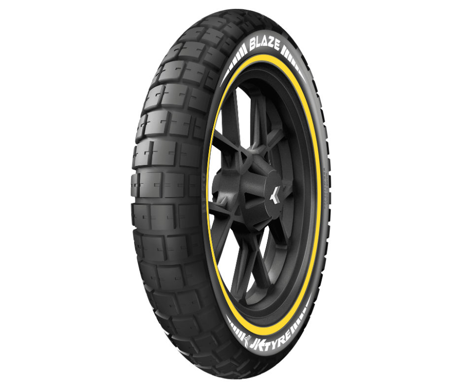 JK Blaze BF50 90-90-19 Tubeless Front Motorcycle Tyre - Buy Online at Ajmera Tyres
