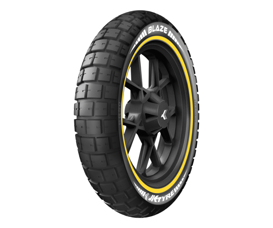 JK Blaze B50 120-80-18 Tubeless Rear Motorcycle Tyre - Buy Online at Ajmera Tyres