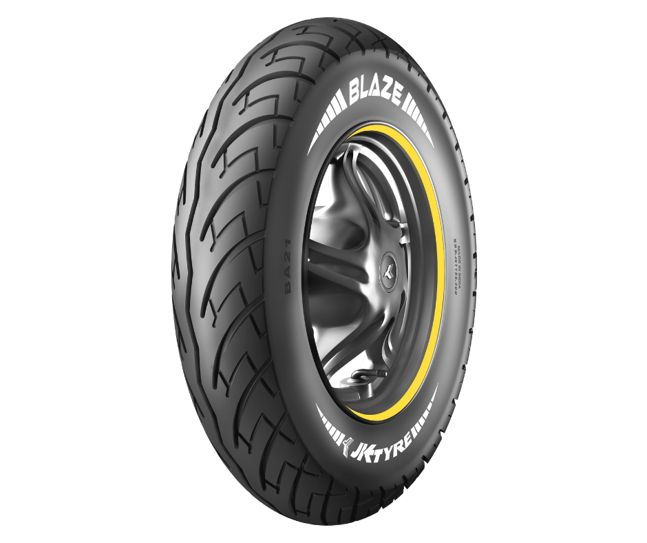 JK Blaze BA21 100-80-12 Tubeless Scooter Tyre - Buy Online at Ajmera Tyres