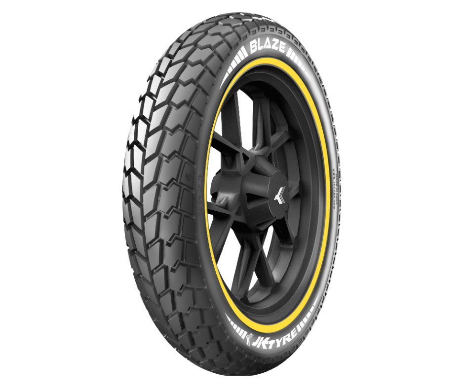 JK Blaze B23 100-90-17 Tubeless Rear Motorcycle Tyre - Buy Online at Ajmera Tyres