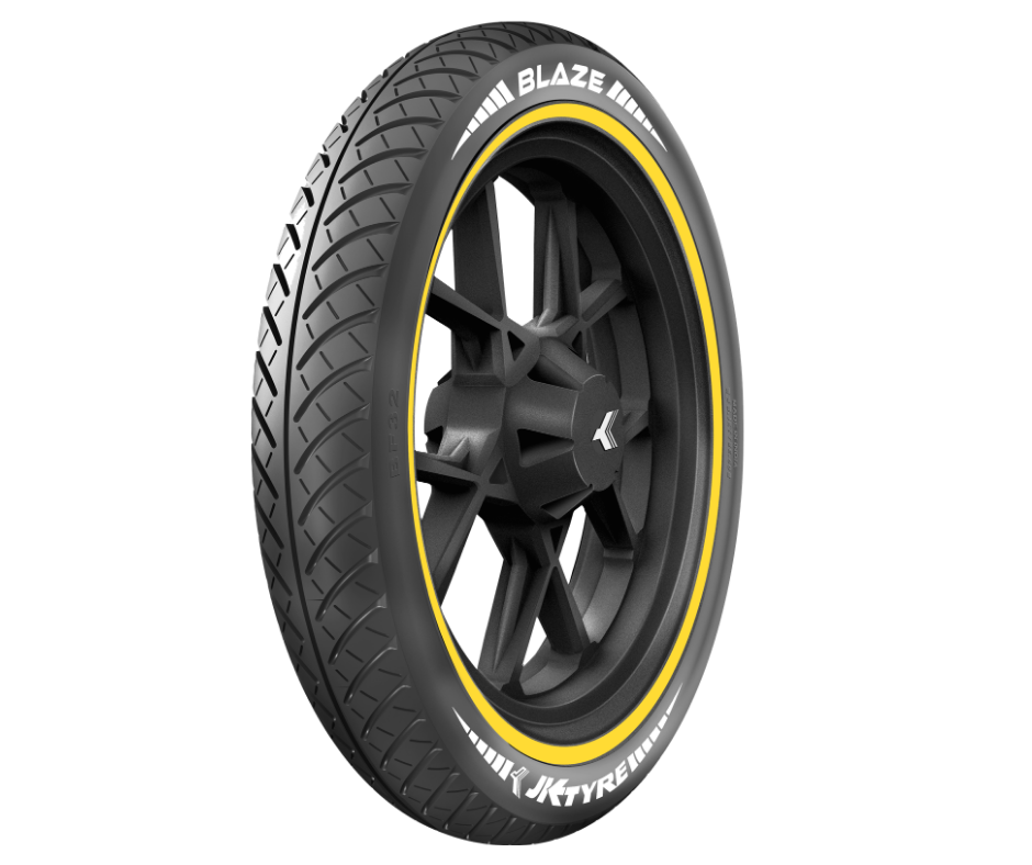 JK Blaze B32 80-100-18 Tubeless Rear Motorcycle Tyre - Buy Online at Ajmera Tyres