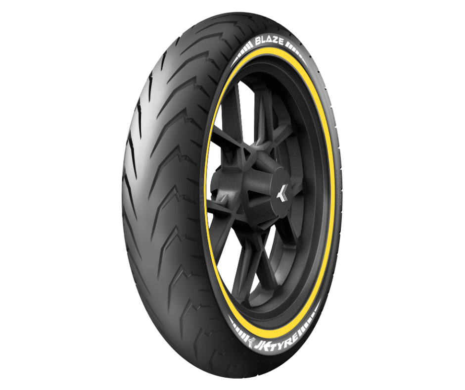 JK Blaze B33 100-90-17 Tubeless Rear Motorcycle Tyre - Buy Online at Ajmera Tyres