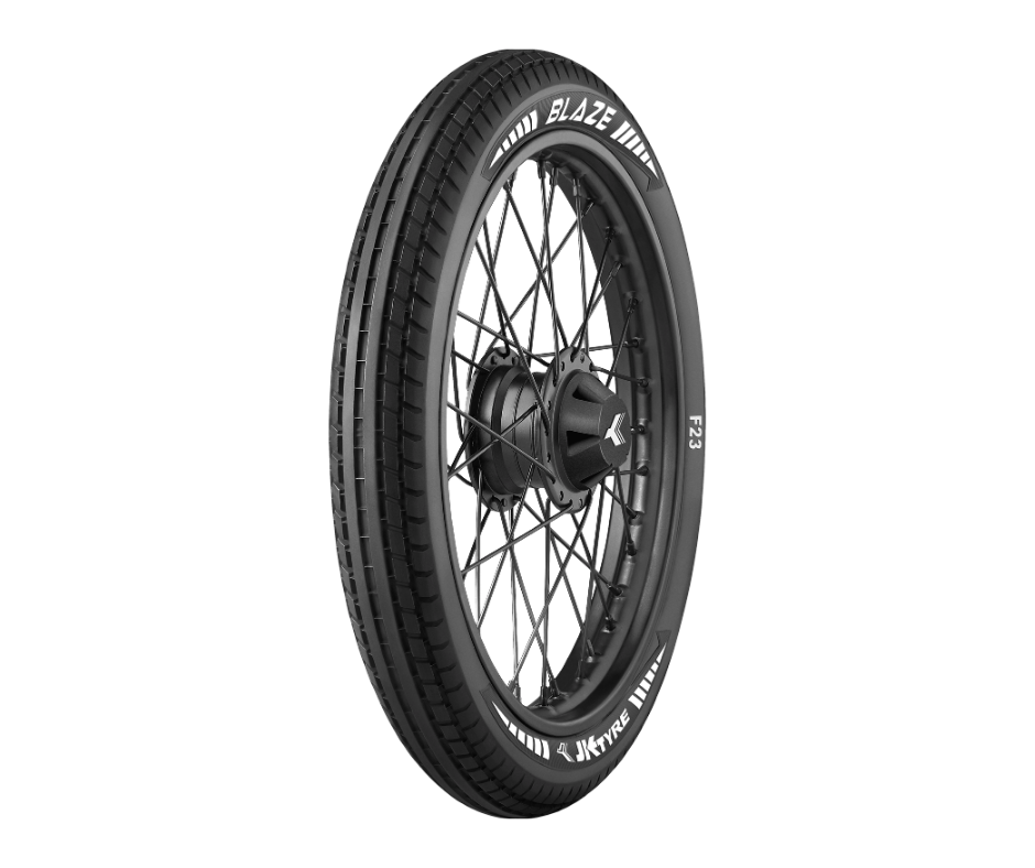 JK 250-16 Blaze-X F23 250-16 Tubeless Front Motorcycle Tyre - Buy Online at Ajmera Tyres