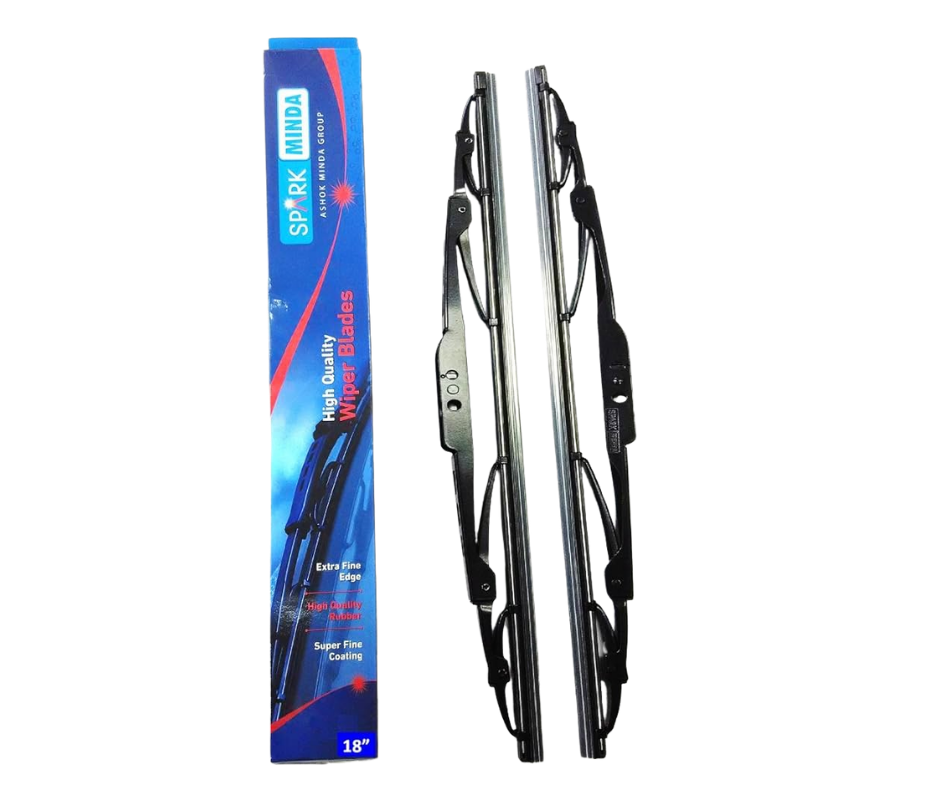 Spark Minda 18 Inch Soft Wiper Blade Graphite Beam Clip On India