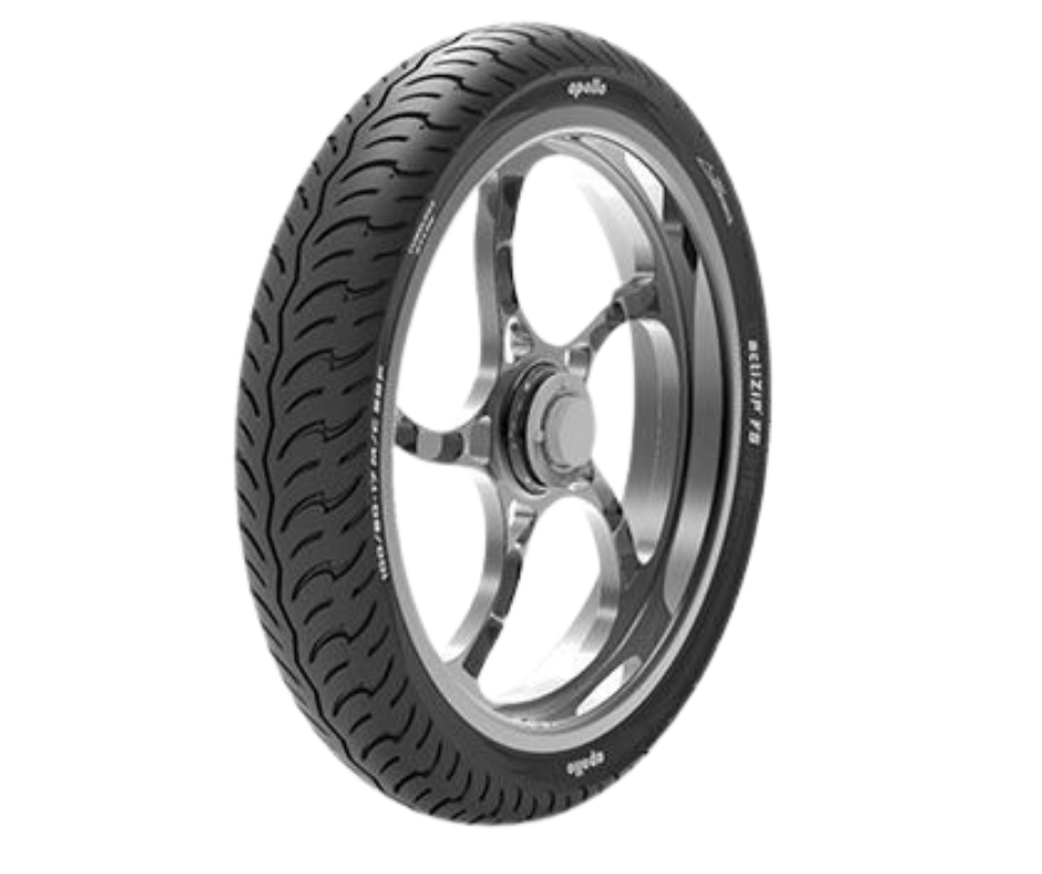 Apollo ACTIZIP F5 100-80-17 Tubeless Front Motorcycle Tyre - Buy Online at Ajmera Tyres