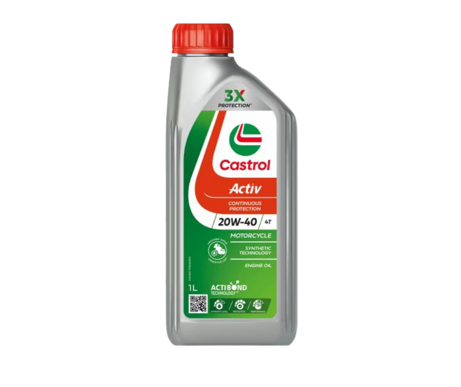 Castrol Active 4 T 20W-40 Engine Oil 900 ML
