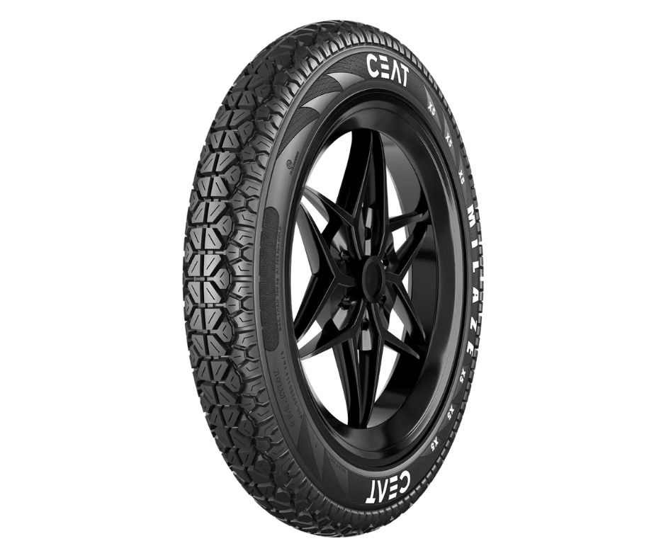 Ceat 300-17 PSAFE MILAZE 300-17 Tubeless Rear Motorcycle Tyre - Buy Online at Ajmera Tyres