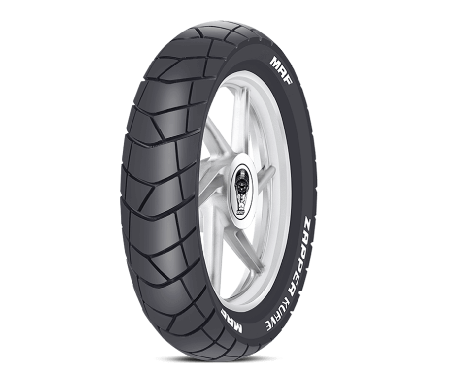 MRF KUVE 120-80-16 Tubeless Front Motorcycle Tyre - Buy Online at Ajmera Tyres