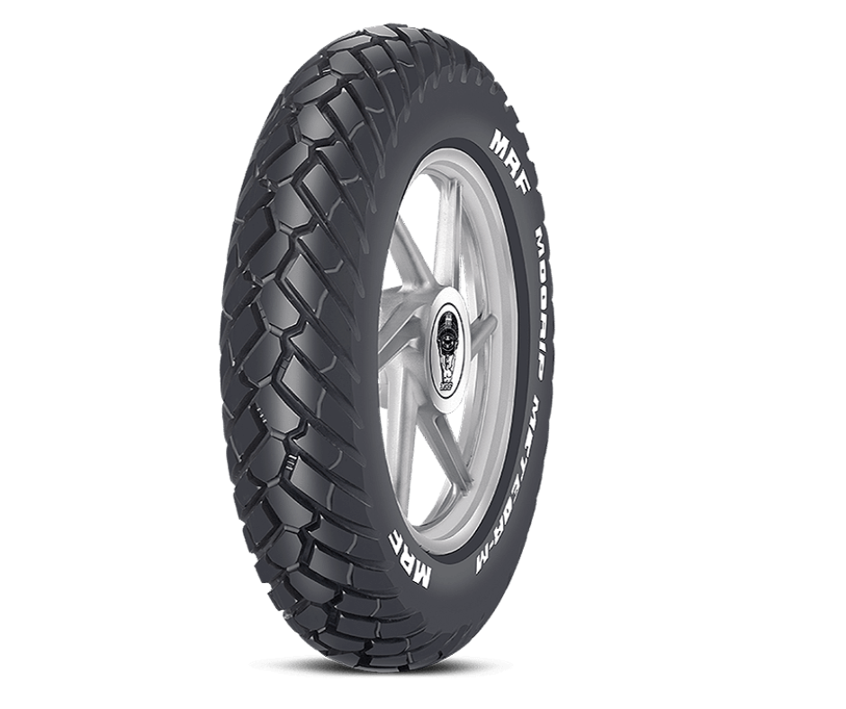 MRF METEO-M 90-100-10 Tubeless Scooter Tyre - Buy Online at Ajmera Tyres