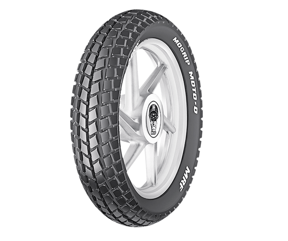 MRF MOTO D 100-90-17 Tube Type Rear Motorcycle Tyre - Buy Online at Ajmera Tyres