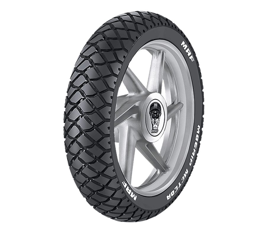 MRF MOGIP METEO 100-90-17 Tubeless Rear Motorcycle Tyre - Buy Online at Ajmera Tyres