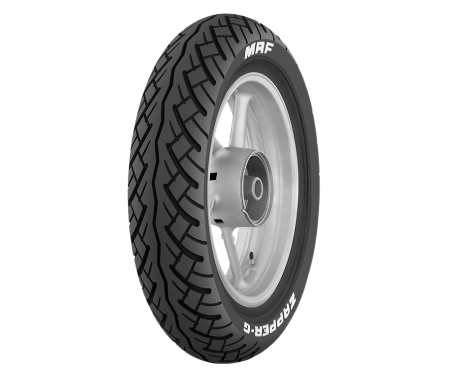 MRF Zapper 100-80-12 Tubeless Front Scooter Tyre - Buy Online at Ajmera Tyres