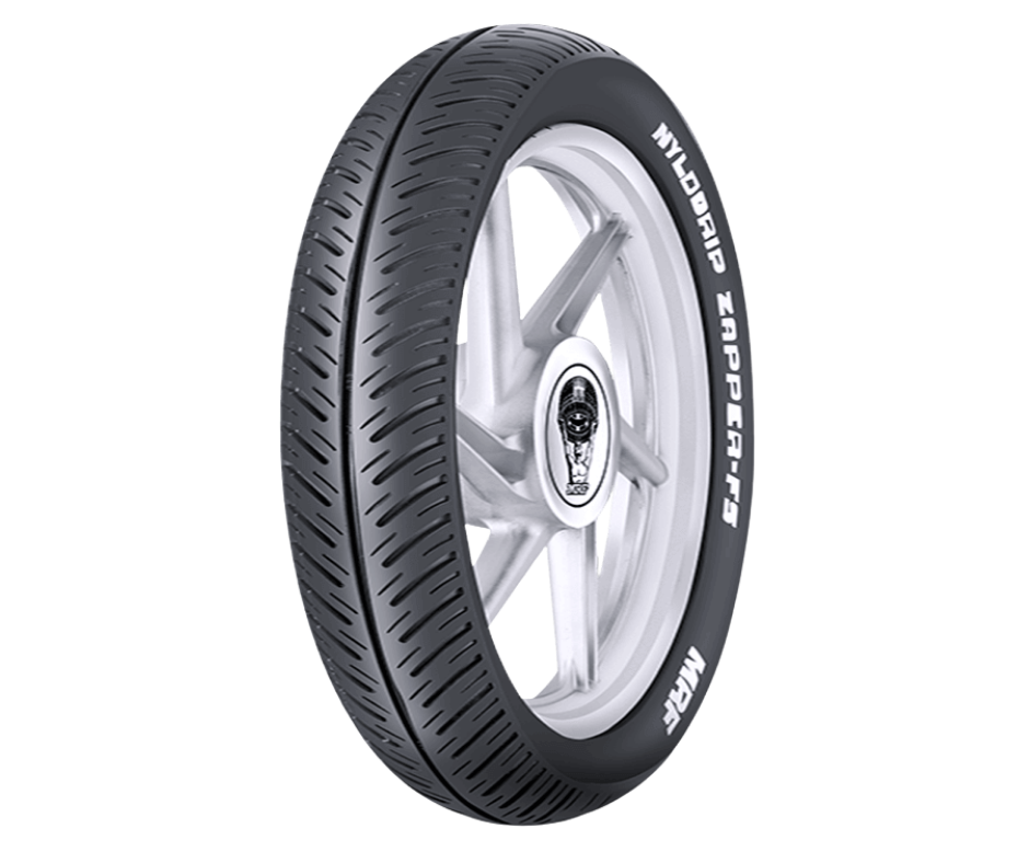 MRF ZAPPE FS 90-90-17 Tubeless Front Motorcycle Tyre - Buy Online at Ajmera Tyres